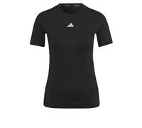 adidas Femme Techfit Training Tee, Black/White, XS
