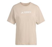 Adidas Terrex Classic Logo Short Sleeve T-shirt Beige S Femme
