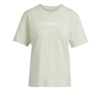 adidas Femme Terrex Classic Logo T-Shirt, Linen Green, XS