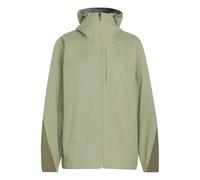 adidas Femme Terrex Multi 2.5 Layer Climaproof Rain Coat, tent green/olive strata, M