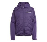 adidas Femme Terrex Multi CLIMAWARM Insulated Hybrid Hooded Jacket, Aurora Plum, L