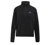adidas Femme Terrex Multi Essentials Half Zip Fleece Sweatshirt, Black/Black, S