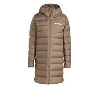 adidas Femme Terrex Multi Light Down Hooded Parka 2.0, Earth Strata, XS