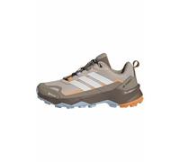 adidas Femme Terrex Skychaser AX5 Gore-TEX Hiking Shoes, Wonder Taupe/Off White/Glow Blue, 38 2/3 EU