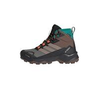 adidas Femme Terrex Skychaser AX5 Mid Gore-TEX Climawarm+ Hiking Shoes Chaussures de randonnée, Earth Strata/Trace Brown/Pure Teal, 43 1/3 EU