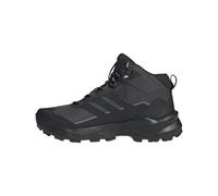 adidas Femme Terrex Skychaser AX5 Mid Gore-TEX Hiking Shoes Chaussures de randonnée, Carbon/Core Black/Semi Flash Aqua, 41 1/3 EU