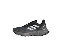 adidas Femme Terrex Soulstride Rain.RDY Trail Running Shoes Chaussures de Course sur Sentier, Core Black/Crystal White/Grey Four, 36 2/3 EU