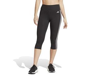 adidas Femme Train Essentials 3-Stripes High-Waisted 3/4 Leggings, Black, M