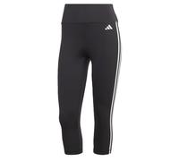 adidas Femme Train Essentials 3-Stripes High-Waisted 3/4 Leggings, Black, XL