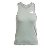adidas Femme Train Essentials 3-Stripes Workout Tank, Silver Green/White, XL