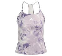 adidas Femme Train Essentials AOP Flower Tie-Dye Tank Top, Putty Mauve/Preloved Fig, M