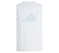 adidas Femme Train Essentials Big Performance Logo Training Tank Top, Halo Blue/Wonder Blue, M