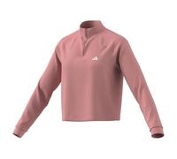 adidas Femme Train Essentials Minimal Branding 1/4-Zip Cover Up, Semi Pink Spark, L
