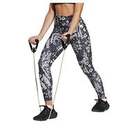 adidas Femme Train Essentials Printed High-Waisted 7/8 Leggings, Mgh Solid Grey / Grey Six, XS