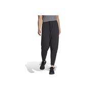 adidas Femme Train Essentials Regular-Fit Cotton Training Pants, Black/White, S