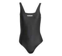 adidas Femme U-Back Swimsuit, Black/White, 30