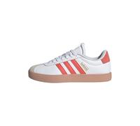 adidas Femme VL Court 3.0 Shoes Chaussures, Cloud White/Preloved Scarlet/Gold Metallic, 38 EU