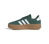 adidas Femme VL Court Bold Shoes Chaussures, Collegiate Green/Cloud White/Gold Metallic, 39 1/3 EU