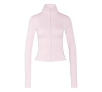 adidas Femme Workout Essentials Zip Through Sweatshirt, Clear Pink, L