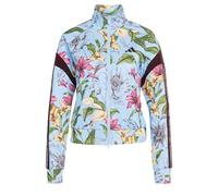 adidas Femme X Farm Rio House of Tiro Track Top Sweatshirt, Clear Sky/Shadow Brown/Multicolor, XXS Short