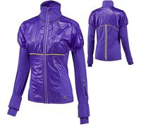 Adidas Femmes Veste de Course Veste de Survêtement Sport Slim Fit Bleu Mauve