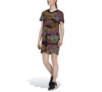 Adidas Ferme Rio Robe Col V Imprimé Coton Femmes 3-Stripes XS S