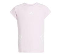 adidas Fille All Sports NXT T-Shirt, Clear Pink/White, 13-14 Years