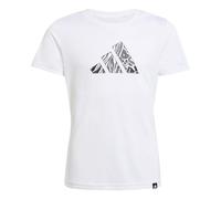 Adidas Fille Climacool Animal Training Slim Graphic T-Shirt Junior Girls, White, 13-14 Years