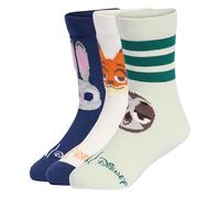 adidas Fille DISNEY SOCKS, off white/linen green/dark blue, 34-36