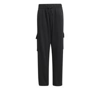 adidas Fille Essentials Cargo Pants, Black/White, 9-10 Years
