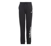 adidas Fille Essentials Linear Logo Pants, Black / White, 11-12 Years