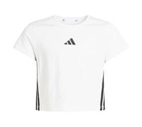 adidas Fille Essentials Logo Shirt, White/Black, 5-6 Years