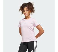Adidas T-shirt fille 3-Stripes 140 (9-10 ans) rose clair/blanc