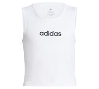 adidas Fille Essentials Tank Top, White/Black, 11-12 Years