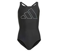Adidas Big Bars Swimsuit Noir 7-8 Years Filles