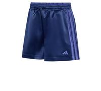 adidas Fille Satin Short Shorts, Dark Blue/Dual Indigo, 9-10 Years