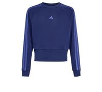 adidas Fille Satin Sweatshirt, Dark Blue/Dual Indigo, 14-15 Years