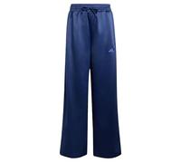 adidas Fille Satin Wide Leg Pants, Dark Blue/Dual Indigo, 5-6 Years