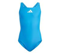 Adidas Fille Solid Small Logo Swimsuit, Bright Royal/White, 13-14 Years