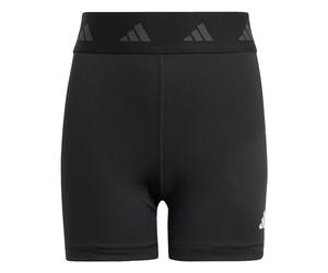 adidas Fille Techfit AEROREADY Short Leggings Kids, Black/Carbon/White, 5-6 Years
