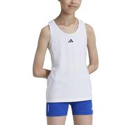 adidas Fille Techfit Tank Shirt, White/Black, 14-15 Years