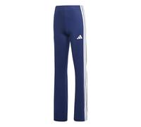adidas Fille Train Essentials 3-Stripes Flared Leggings Tights, dark blue/white, 7-8 Years