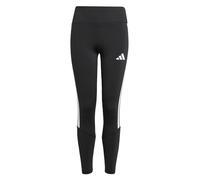 adidas Fille Train Essentials 3-Stripes Leggings, Black/White, 14-15 Years