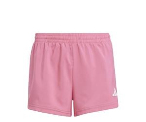 adidas Fille Train Essentials 3-Stripes Shorts, Pink Fusion/White, 13-14 Years