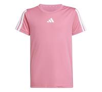 adidas Fille Train Essentials 3-Stripes T-Shirt, Pink Fusion/White, 11-12 Years