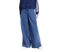 Adidas Firebird Femme - Pantalons, Bleu - Taille 70B / FR 85B - Jersey de coton Blue 70B / FR 85B