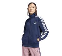 Adidas WMNS PINSTRIPE FIREBIRD LOOSE TRACKTOP women Track Jackets blue taille: S