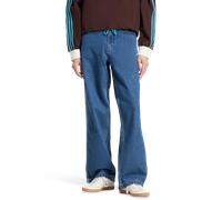 adidas Originals Pantalon Adicolor Denim Firebird - Bleu XL