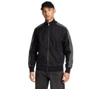 ADIDAS ORIGINALS Veste mi-saison 'Adicolor Firebird' gris foncé / noir denim, Taille XL