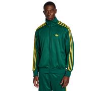Adidas Veste de survêtement Firebird ample fines rayures Collegiate Green S Homme